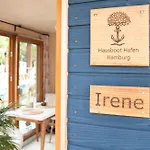 Tiny-Hausboot Irene Mit Kamin Und Dachterrassenlounge