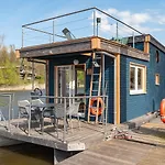 Tolles Tiny-Hausboot Marianne Mit Dachterrasse