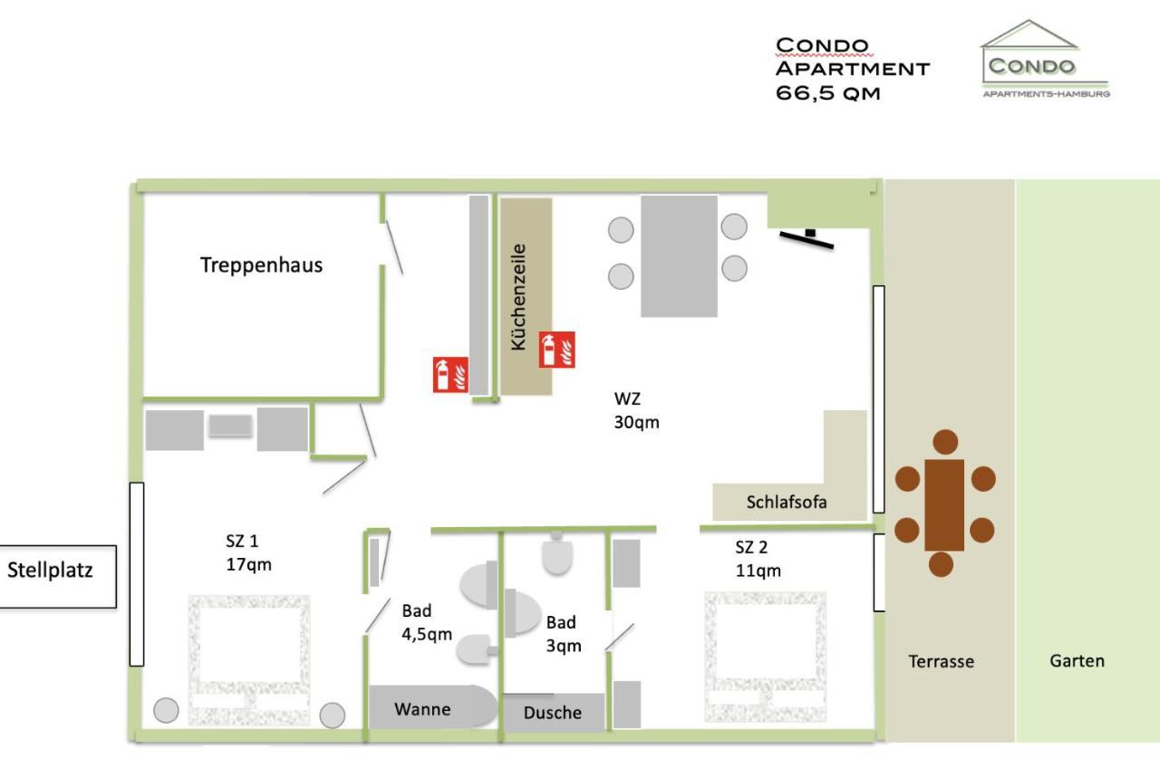 Apartamento Condo Apartments Hamburg Hamburgo