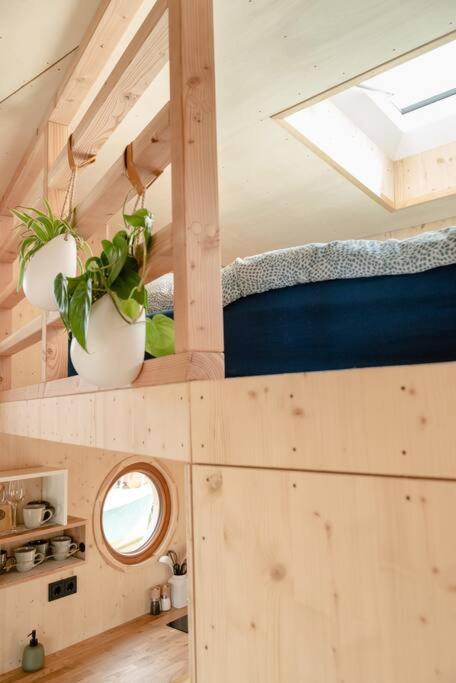 Hausboot Irene Mit Kamin - Winter An Der Dove Elbe Botel *
