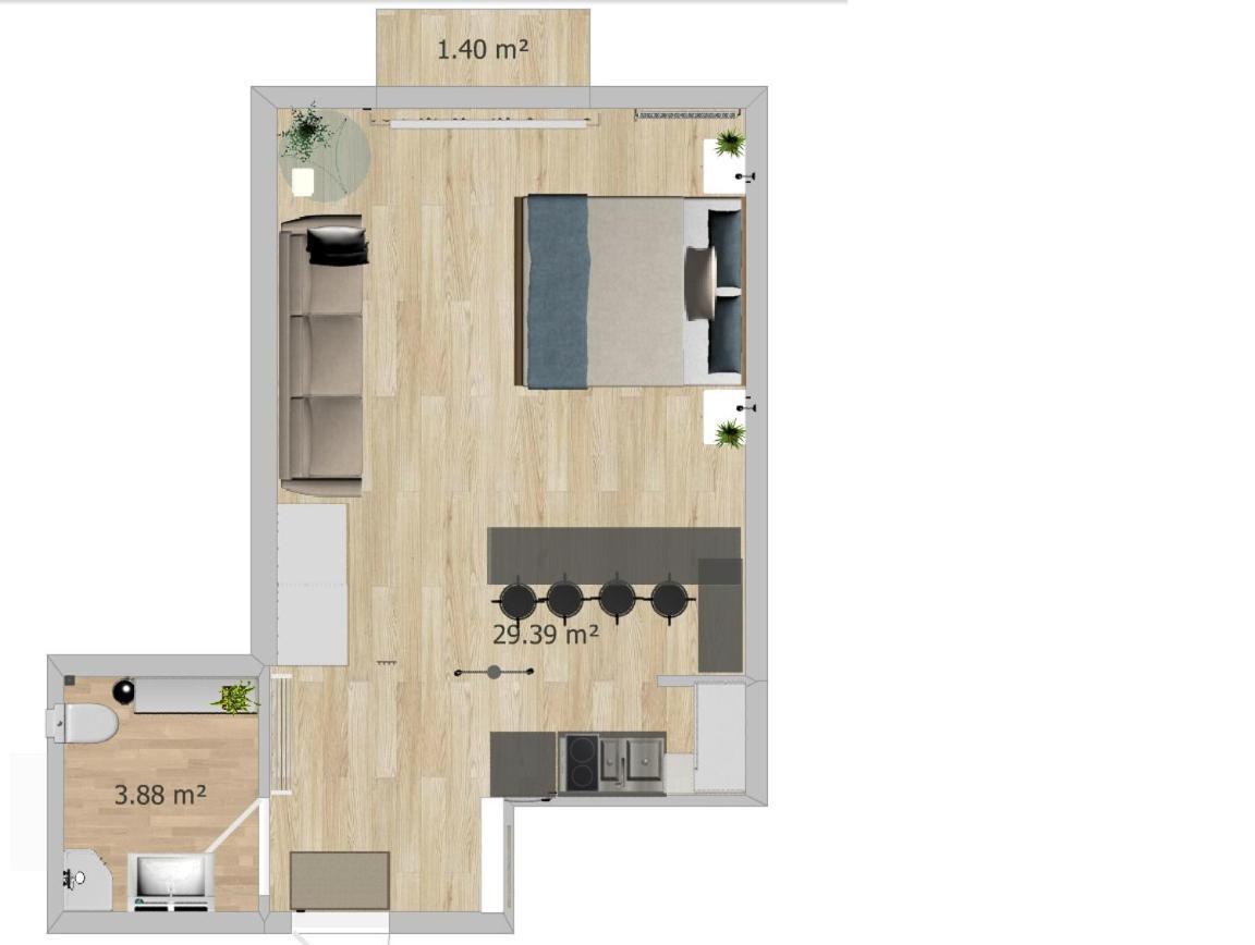 Fuer Bis Zu 4 Personen Apartment *