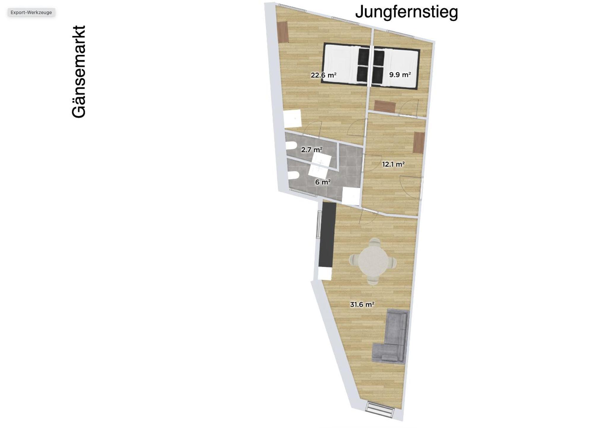 Apartment Jungfernstieg Family & Business Hamburg