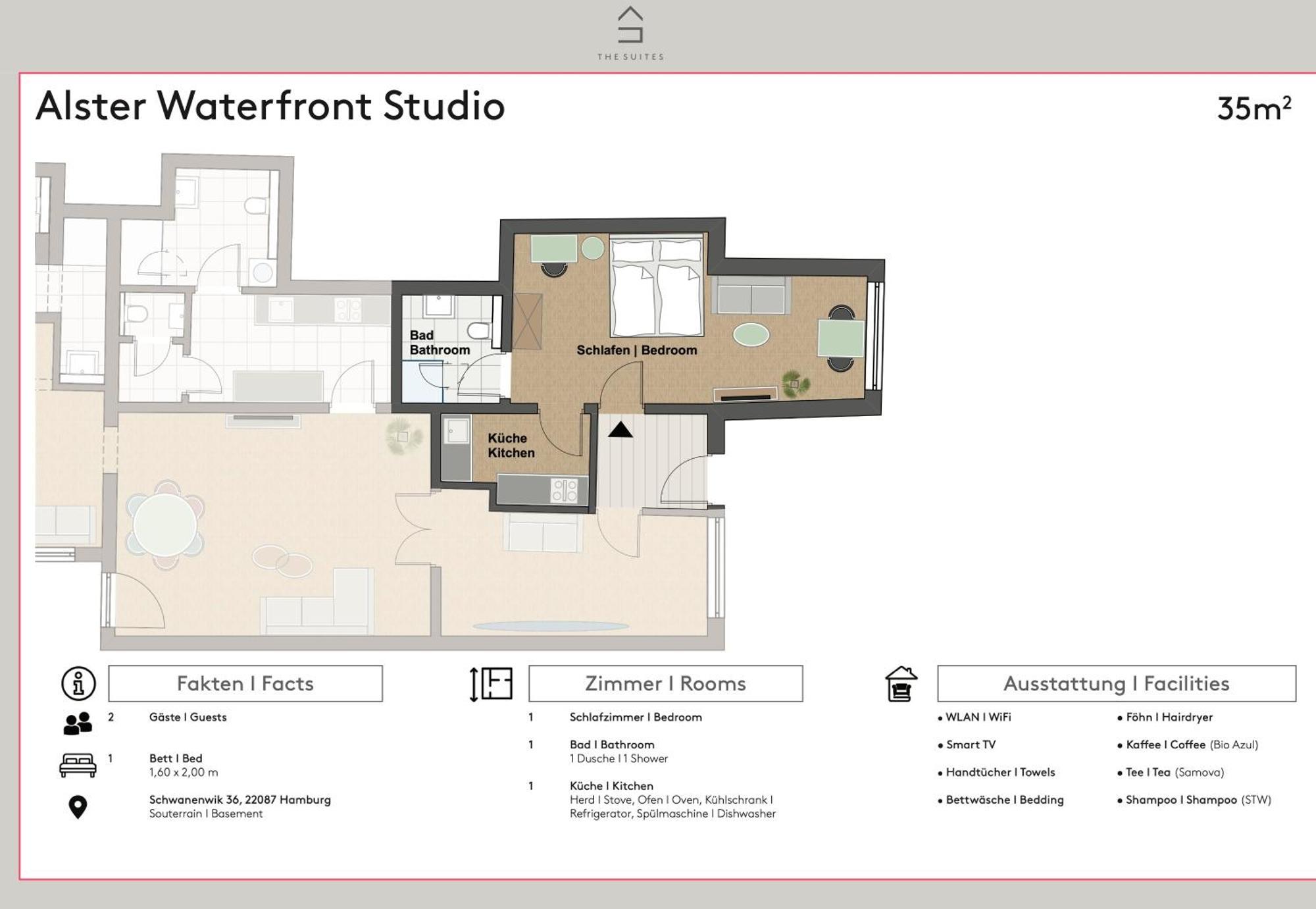The Alster Waterfront Family Appartement Hamburg-Harburg